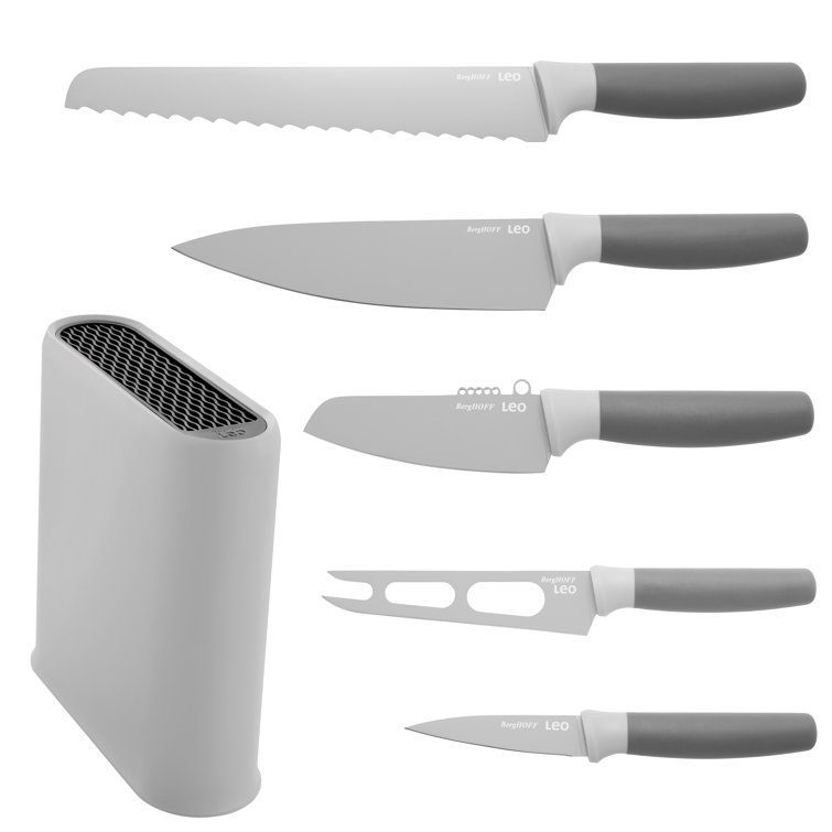BergHOFF International Leo 6pc Stainless Steel Knife Set with Knife